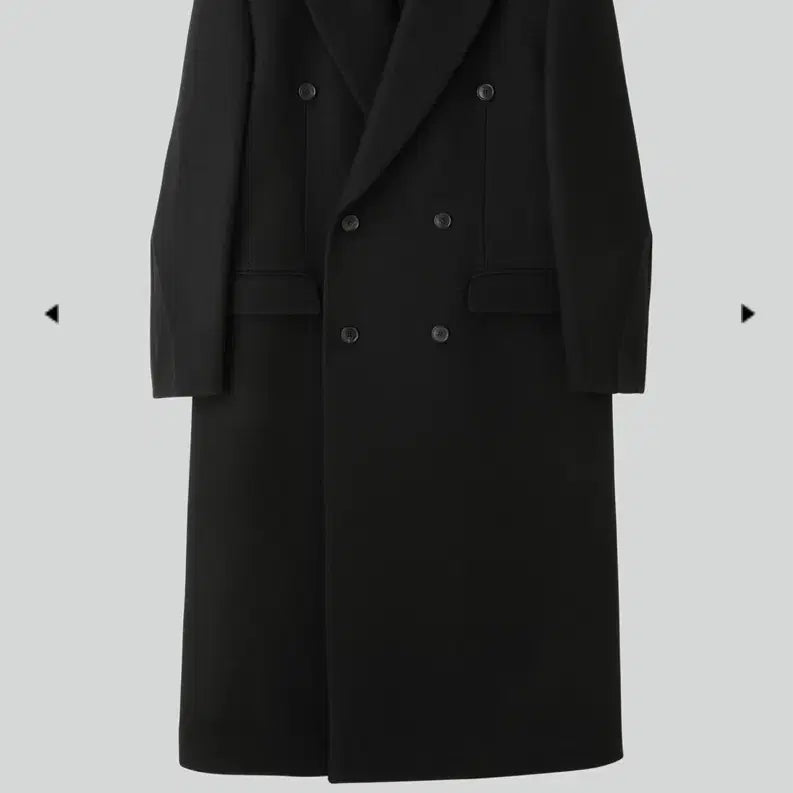 [BUNJANG] RECTO Classic Tailored Double Coat (Black) - S / [새상품] 렉토 25FW 클래식 테일러드 더블코트 S