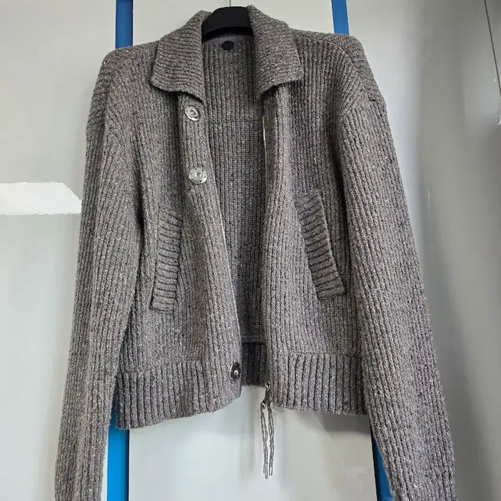 [BUNJANG] OUAT Meta Zip Knit Jacket / [3] OUAT 메타 집 니트 자켓