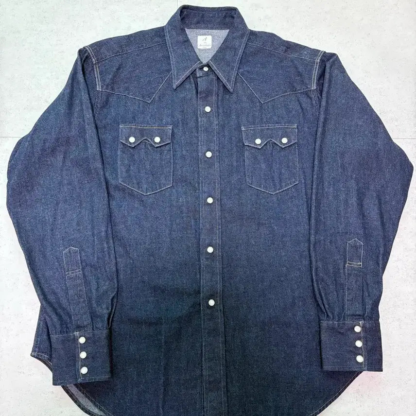 [BUNJANG] Anatomica Western Denim Shirt / XL)아나토미카 웨스턴 데님 셔츠
