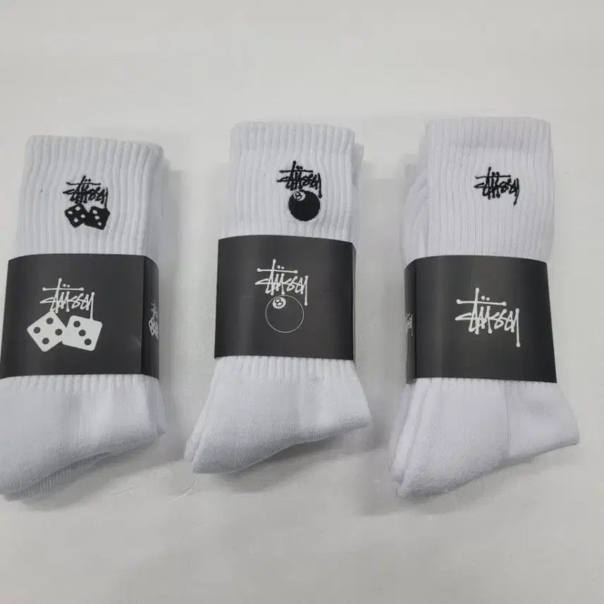 [BUNJANG] Stussy Socks Bundle Set / 스투시 쿠션양말 주사위/8볼/베이직 6켤레