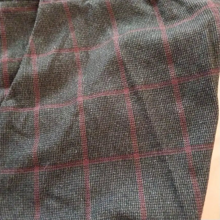 [BUNJANG] Check Pattern Slacks / 체크 패턴  모 슬랙스 바지