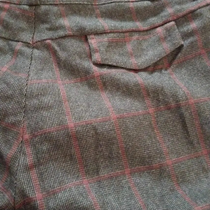 [BUNJANG] Check Pattern Slacks / 체크 패턴  모 슬랙스 바지