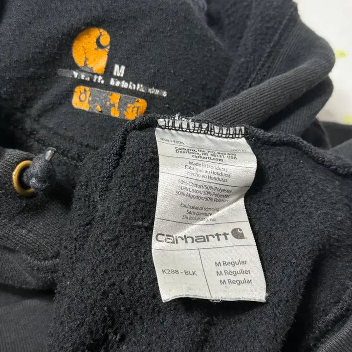 [BUNJANG] Carhartt Black Hoodie M / Carhartt 칼하트 블랙 후드티 M 사이즈입니다