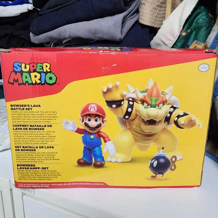 [BUNJANG] Nintendo Super Mario Figure Set / 마리오 쿠파 폭탄병 피규어 (3피스) 쿠파 vs 마리오 입체