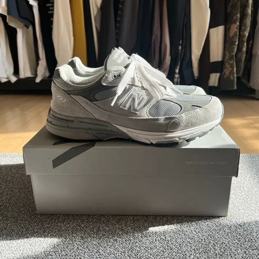[BUNJANG] New Balance 993 Gray 275 / 뉴발란스 993 2E 그레이 275