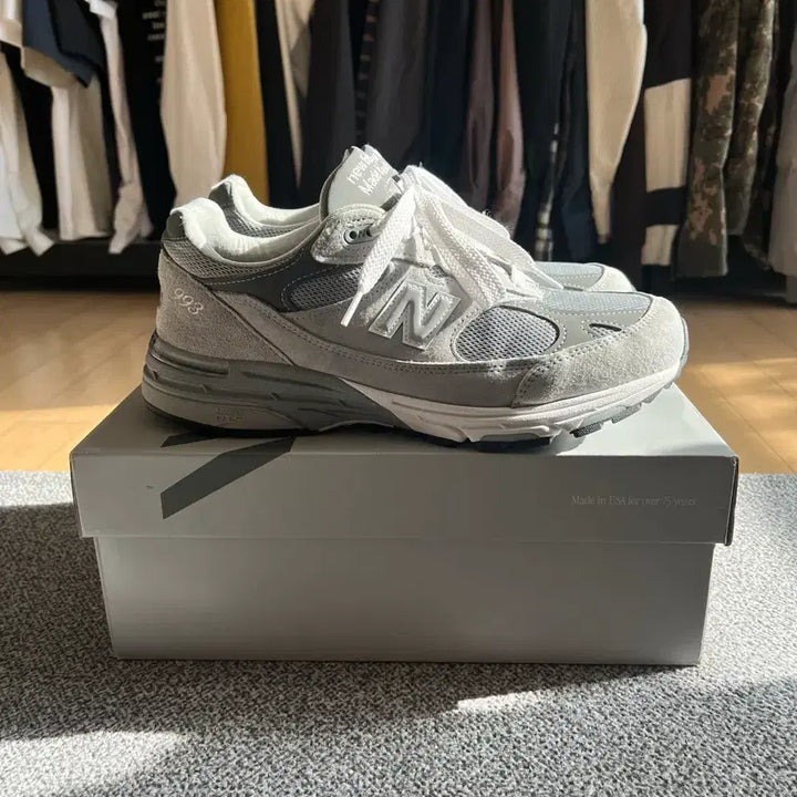 [BUNJANG] New Balance 993 Gray 275 / 뉴발란스 993 2E 그레이 275