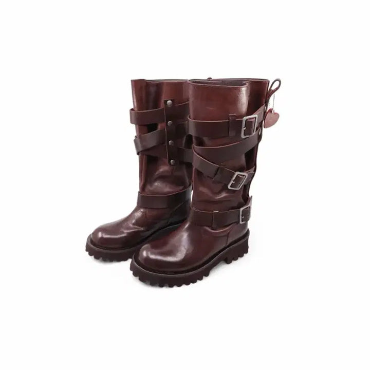 [BUNJANG] YASE Belted Horsehide Boots / YASE 나와야시 벨티드 홀스하이드 부츠