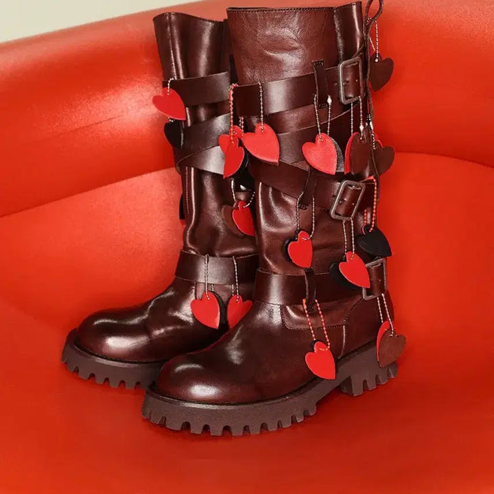 [BUNJANG] YASE Belted Horsehide Boots / YASE 나와야시 벨티드 홀스하이드 부츠