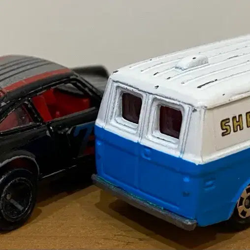 [BUNJANG] Tomica Porsche 911S &amp; Chevrolet Chevy Van Set / 토미카 일본제 포르쉐 911S, 쉐보레 쉐비밴 2대 세트 수집품 장식품