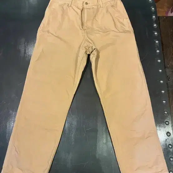 [BUNJANG] Carhartt WIP Single Knee Pants Beige / 칼하트 WIP 싱글니 팬츠 베이지  34x32