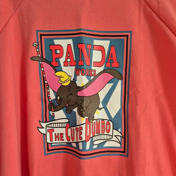 [BUNJANG] Dumbo Pink Oversized Sweatshirt / 덤보 캐릭터 맨투맨 티셔츠 핑크색 빅사이즈