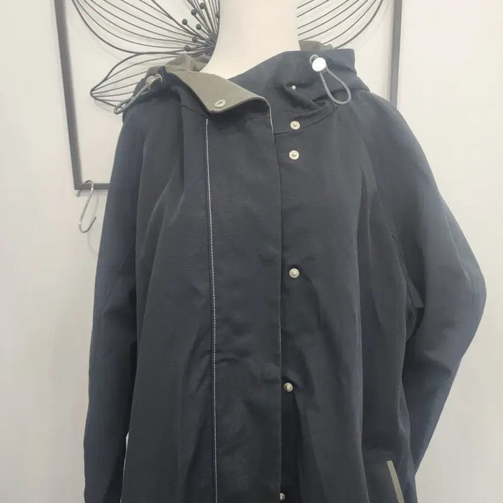 [BUNJANG] Second Floor Hooded Long Windbreaker / 세컨드 플로어 M사이즈/후드 롱 바람막이