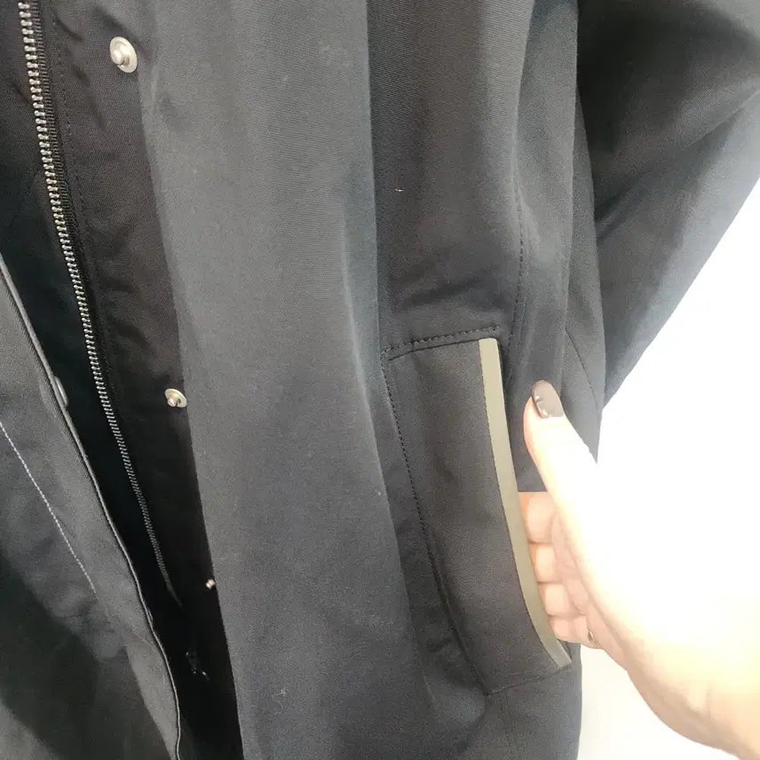 [BUNJANG] Second Floor Hooded Long Windbreaker / 세컨드 플로어 M사이즈/후드 롱 바람막이