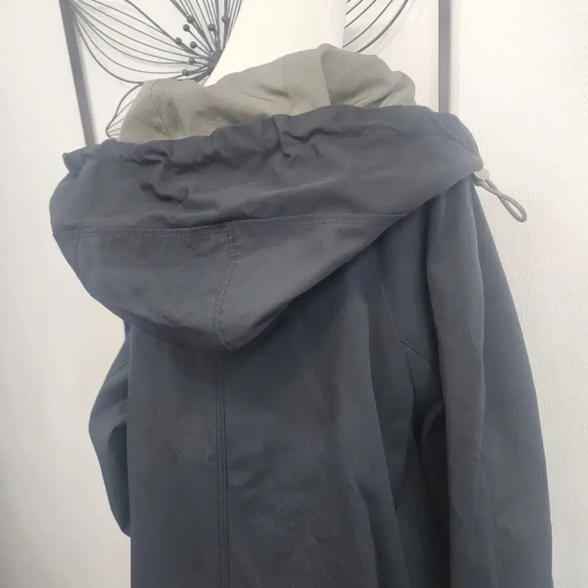 [BUNJANG] Second Floor Hooded Long Windbreaker / 세컨드 플로어 M사이즈/후드 롱 바람막이