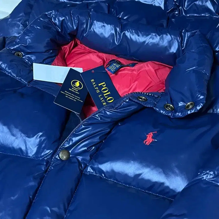 [BUNJANG] Polo Ralph Lauren Navy XL Padded Jacket / 시즌오프세일) 폴로 랄프로렌 유광 패딩