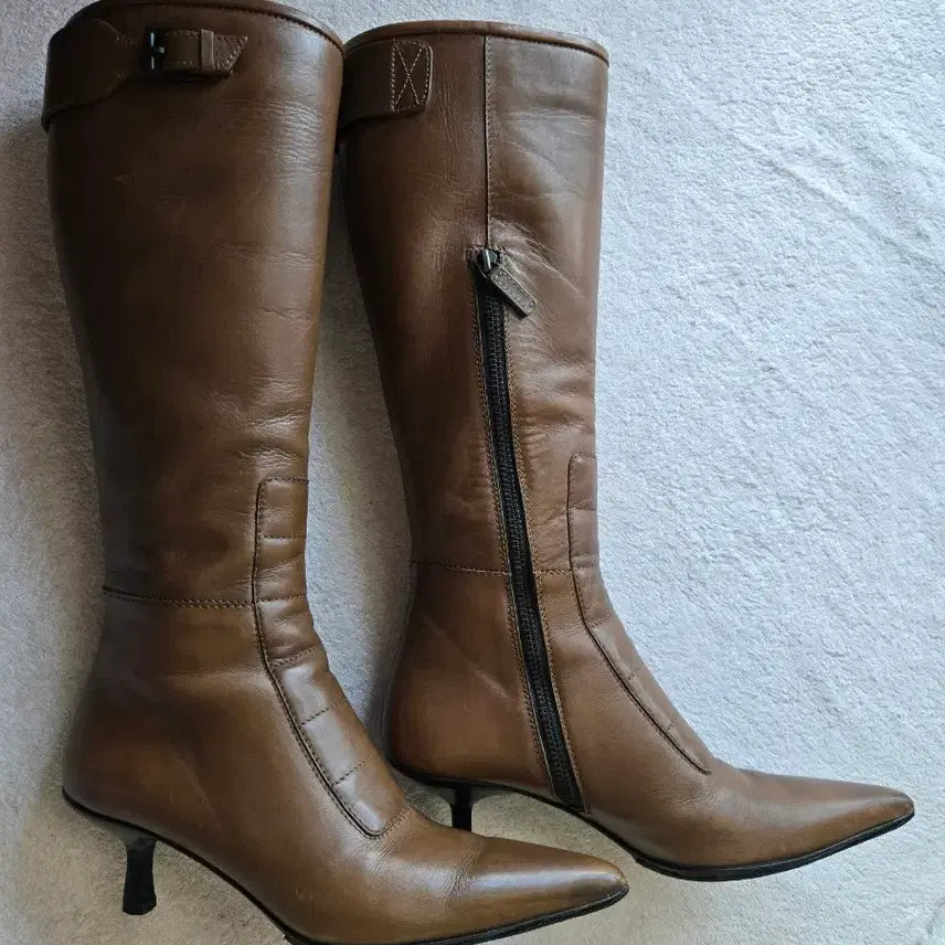 [BUNJANG] Gucci Brown Long Boots / 구찌 브라운 롱부츠 35 1/2C