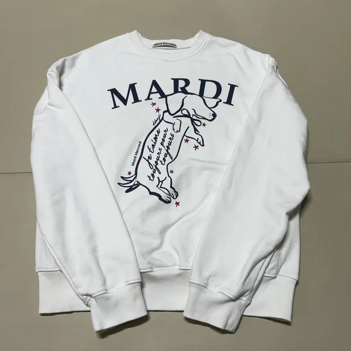 [BUNJANG] Mardi Mercredi Dog Oversized Sweatshirt / 마르디메크르디 강아지 맨투맨 F