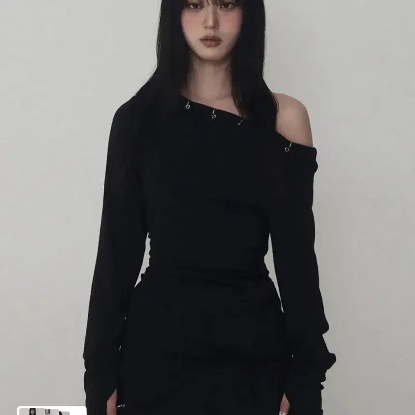 [BUNJANG] ATEEZ Piercing Drape Long Sleeve / 에트오소메 피어싱 드레이프 롱 슬리브