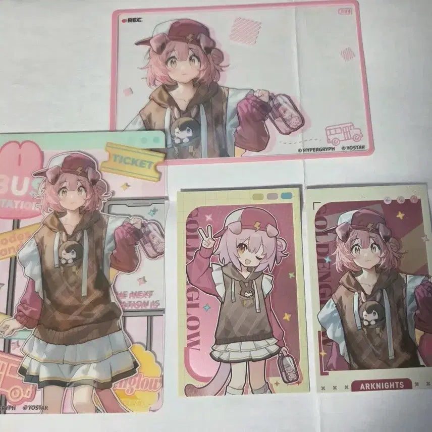 [BUNJANG] Arknights GoldenGlow Winter Invitation Goods / 명일방주 팝업스토어 겨울의 초대장  골든글로우 굿즈 소분