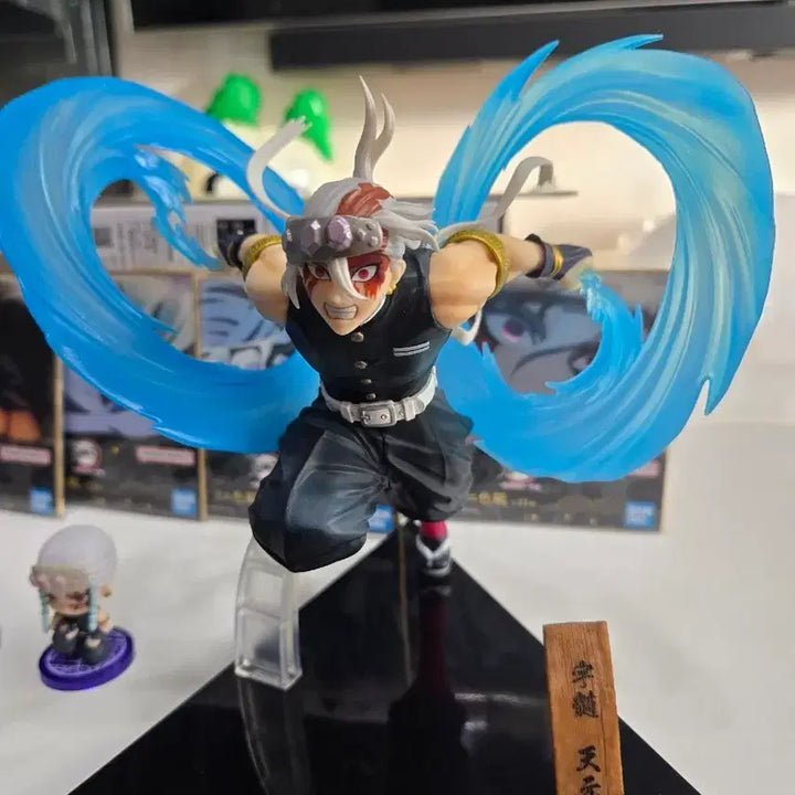[BUNJANG] Demon Slayer Tengen Uzui Figure and Mini Shikishi Bundle Set / 귀멸의 칼날 우즈이 텐겐  피규어 미니색지 일괄