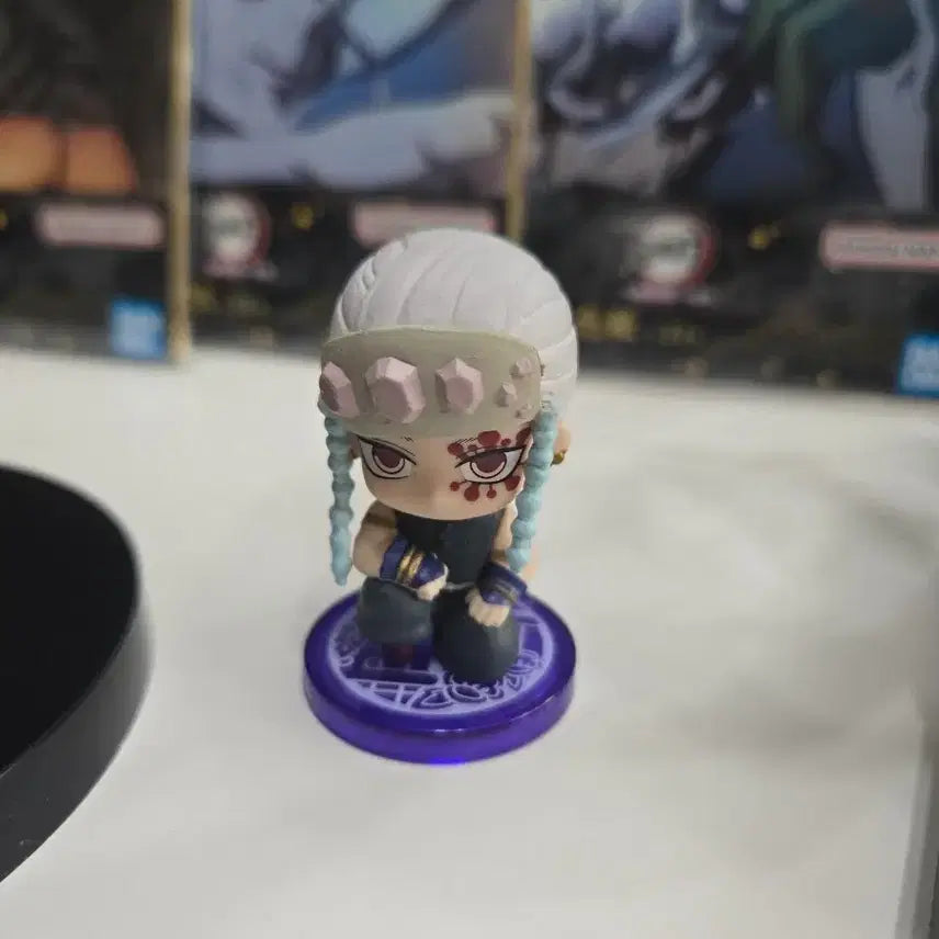 [BUNJANG] Demon Slayer Tengen Uzui Figure and Mini Shikishi Bundle Set / 귀멸의 칼날 우즈이 텐겐  피규어 미니색지 일괄