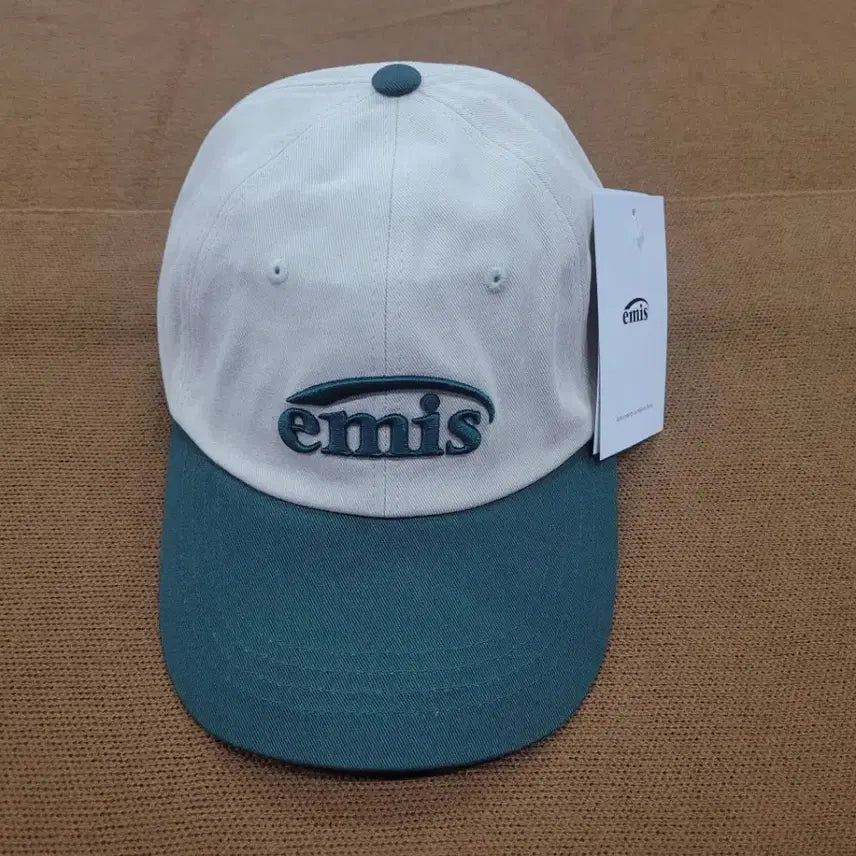 [BUNJANG] Emis Ball Cap Hat (Green/Navy/Red) / emis 볼캡 모자 그린/네이비/레드