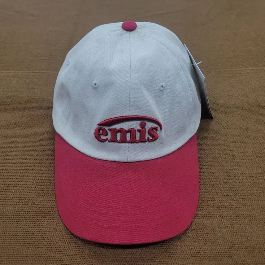 [BUNJANG] Emis Ball Cap Hat (Green/Navy/Red) / emis 볼캡 모자 그린/네이비/레드