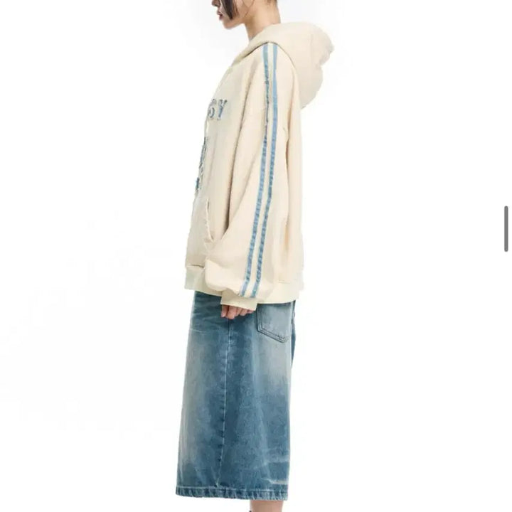 [BUNJANG] Easy ENOUII 8-part Denim Bermuda Shorts - Medium Blue / 이지노이지 8부 데님 버뮤다팬츠- 미디엄블루