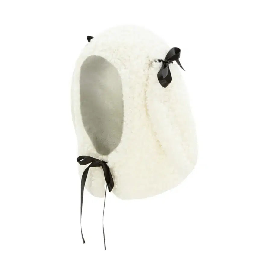 [BUNJANG] AITOB Seoul Rabbit Fur Balaclava / 아이토브서울 래빗 퍼 바라클라바