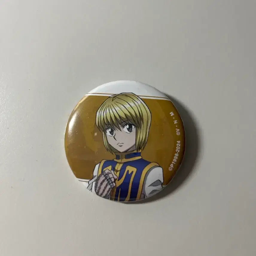 [BUNJANG] Hunter x Hunter Leorio &amp; Kurapika Can Badge / 헌터헌터 레오리오 크라피카 캔뱃지