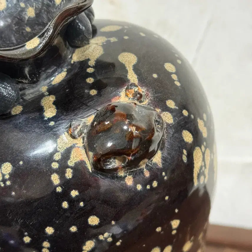 [BUNJANG] Ceramic Vase Leaf Design / 중국 도자기 송요화병 나뭇잎 낙엽 디자인 도자기