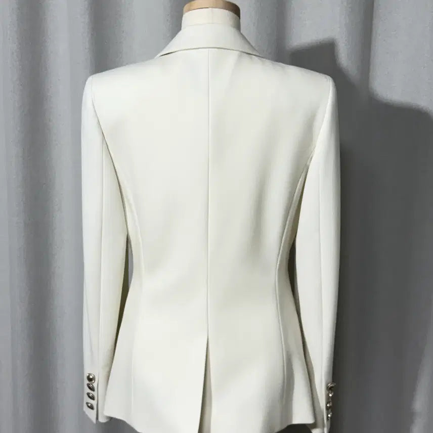[BUNJANG] MICHAA Single Button Tailored Jacket (Cream) / MICHAA 미샤 싱글 버튼 테일러드 자켓 (크림) - 미착용 새상품