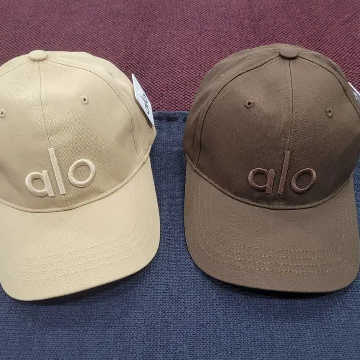 [BUNJANG] Aro Yoga Ball Cap Hat Beige/Brown / 알로 요가 볼캡 모자 베이지/브라운