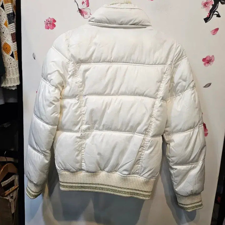 [BUNJANG] White Short Padded Jacket 90 / 화이트 숏 패딩 점퍼 90