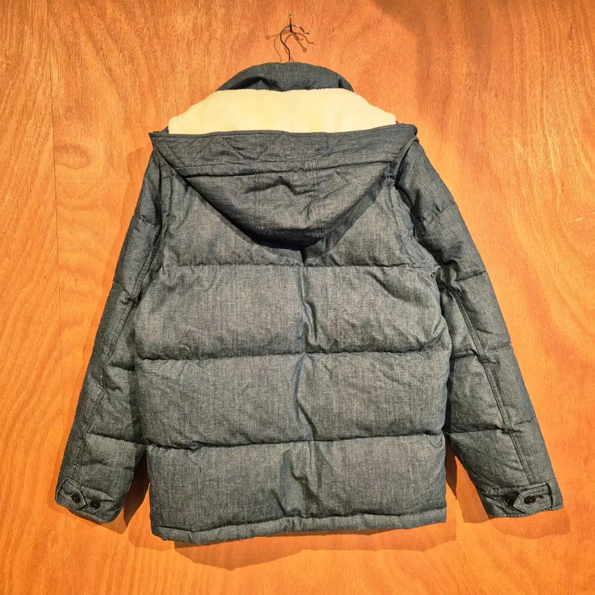 [BUNJANG] Levi's Denim Down Padded Jacket / 리바이스 다운 데님 패딩 L (번107 팔 탈부착