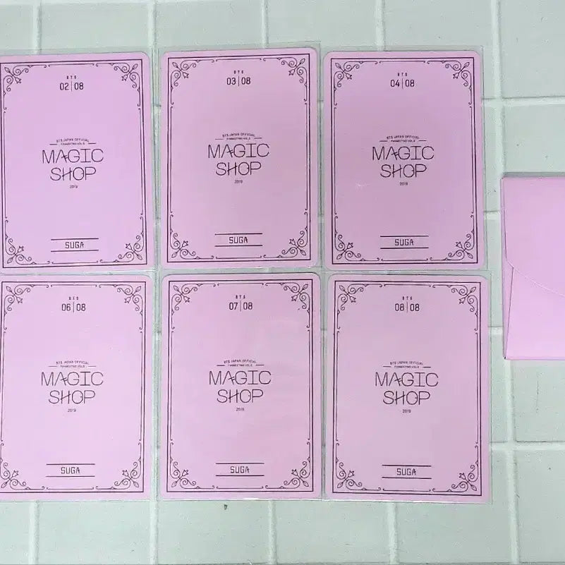 방탄소년단 매직샵 미니포카 슈가 드볼 8P BTS MAGICSHOP PC