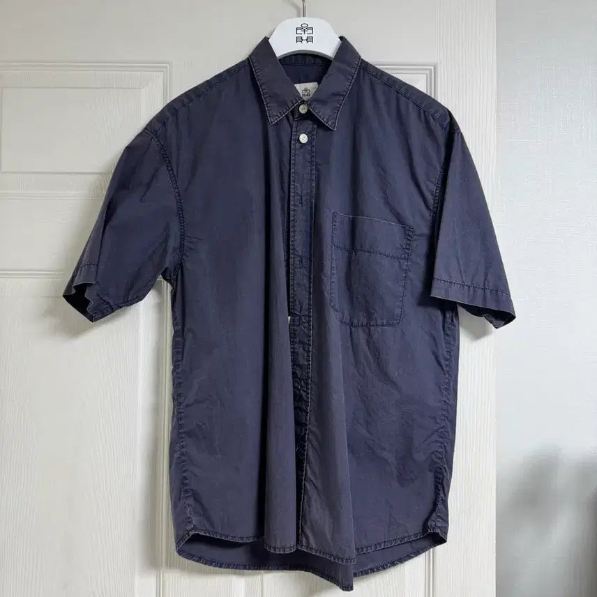 [BUNJANG] Polytello Cotton Regular Washed Purple Navy / 2)폴리테루 코튼레귤러 워시드퍼플네이비