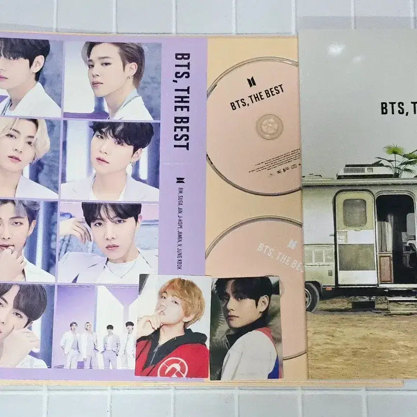 방탄소년단 더베스트 일본 리밋버젼 뷔포카 포함 BTS JAPAN FC