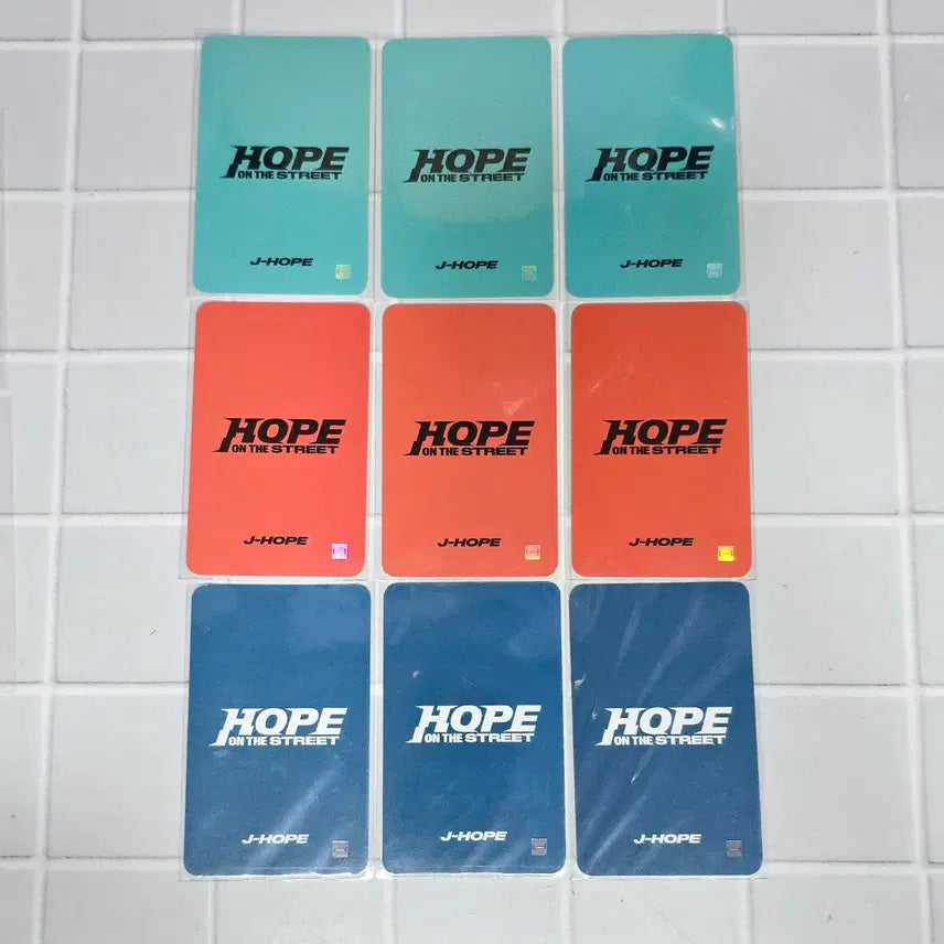 방탄소년단 제이홉 온더스트릿 럭드 포카 세트 BTS JHOPE LD PC