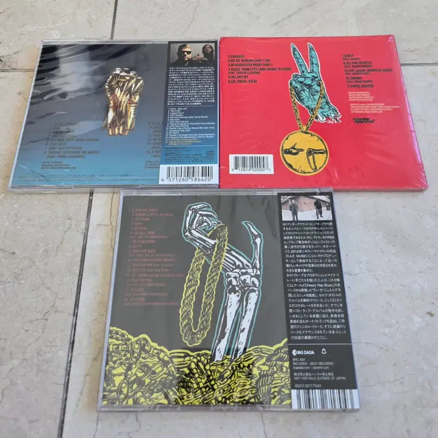 [BUNJANG] Run The Jewels CD Album Bundle Set / 힙합앨범 런 더 쥬얼스 CD 앨범 모음 미개봉