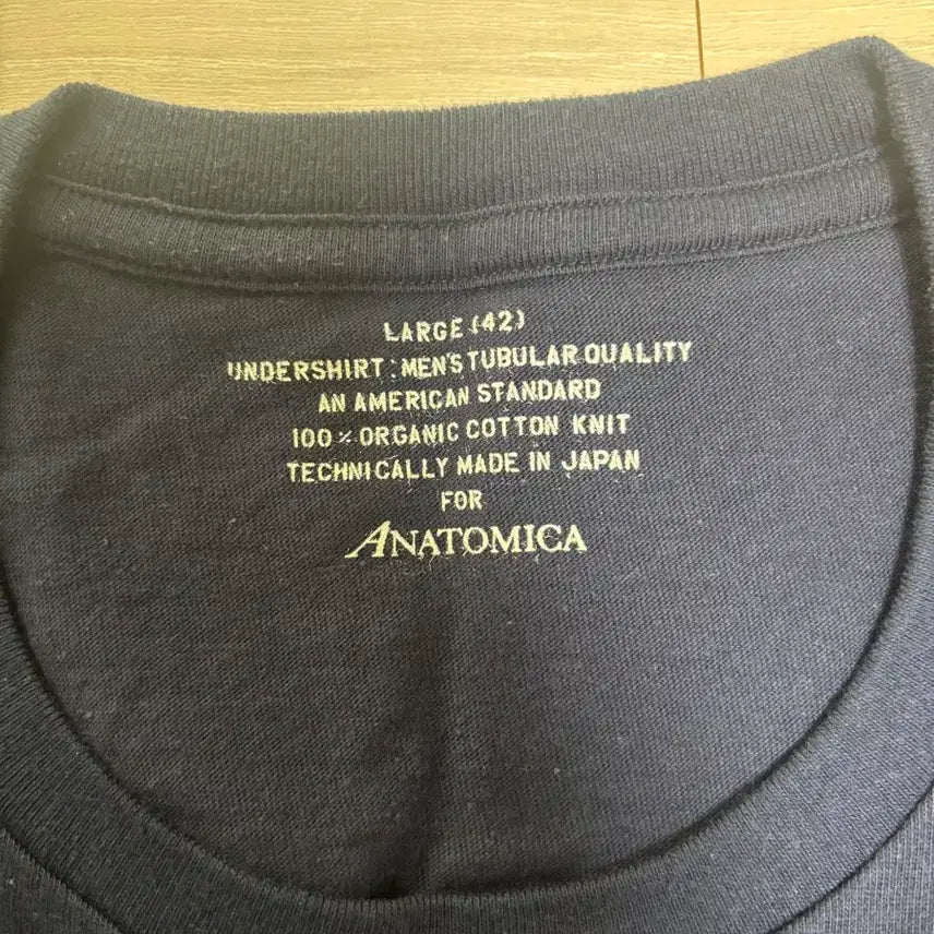 [BUNJANG] Anatomica Organic T-shirt / [L] 아나토미카 오가닉 반팔티