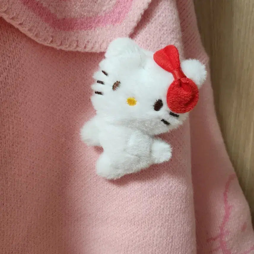 [BUNJANG] Hello Kitty Pink Pearl Sailor Cardigan / 헬로키티 핑크 진주 세일러 가디건