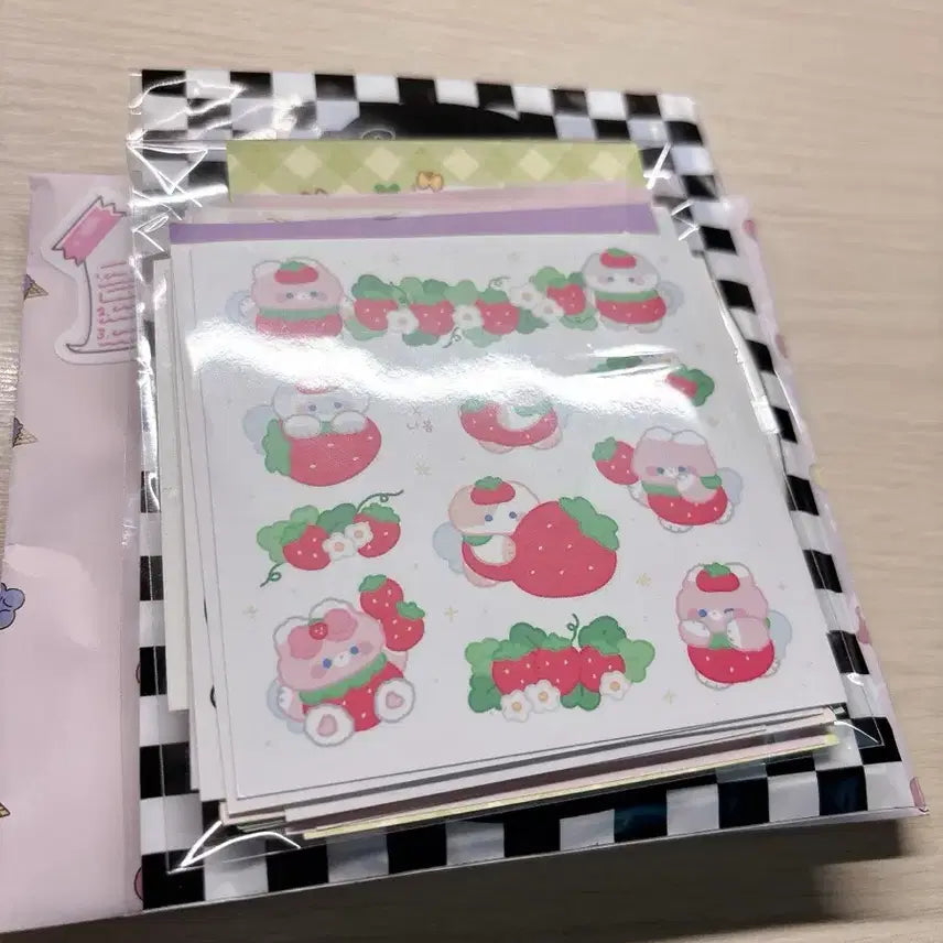 [BUNJANG] Memo Pad Rubber Sticker Sticker Set / 메모지 고무송 인스 등등