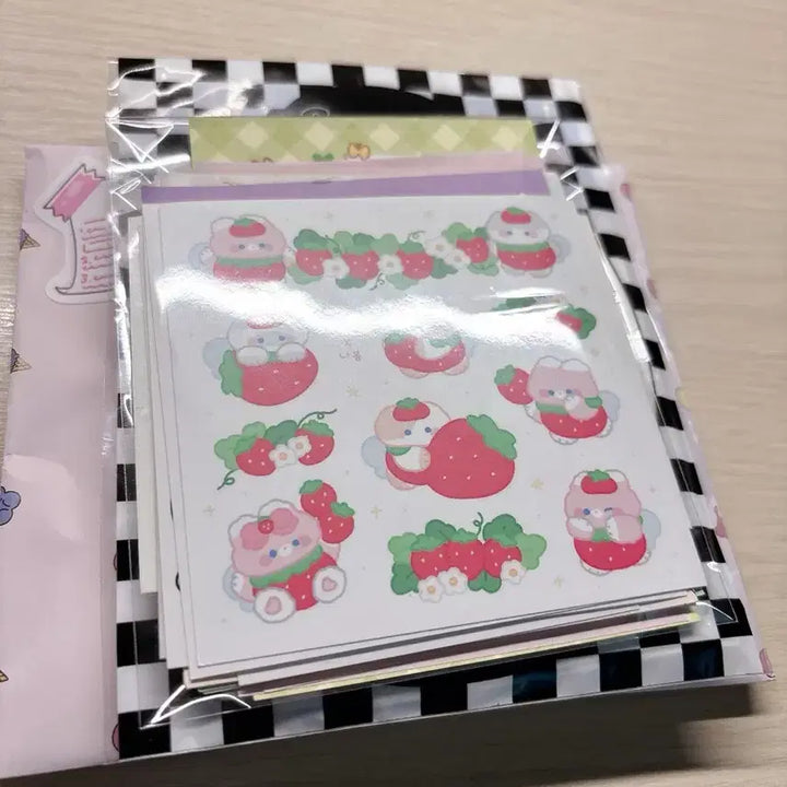 [BUNJANG] Memo Pad Rubber Sticker Sticker Set / 메모지 고무송 인스 등등