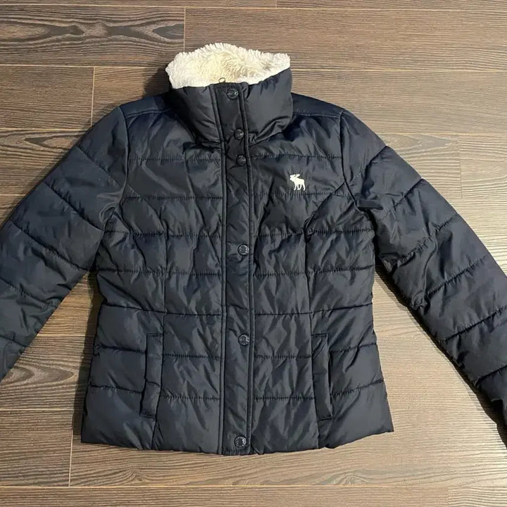 [BUNJANG] Abercrombie Navy Quilted Padded Jumper M / 아베크롬비 네이비 퀼팅 패딩 점퍼 M