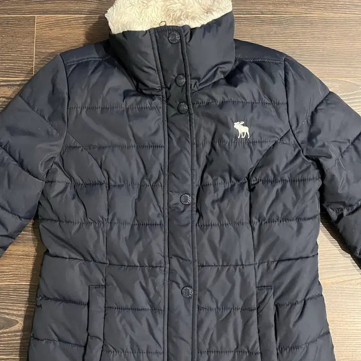[BUNJANG] Abercrombie Navy Quilted Padded Jumper M / 아베크롬비 네이비 퀼팅 패딩 점퍼 M