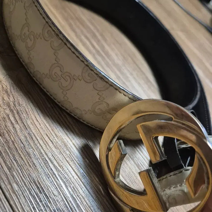 [BUNJANG] Gucci GG Logo Belt Ivory 90 / (28~31) 구찌 정품 GG 로고 벨트 아이보리 90사이즈
