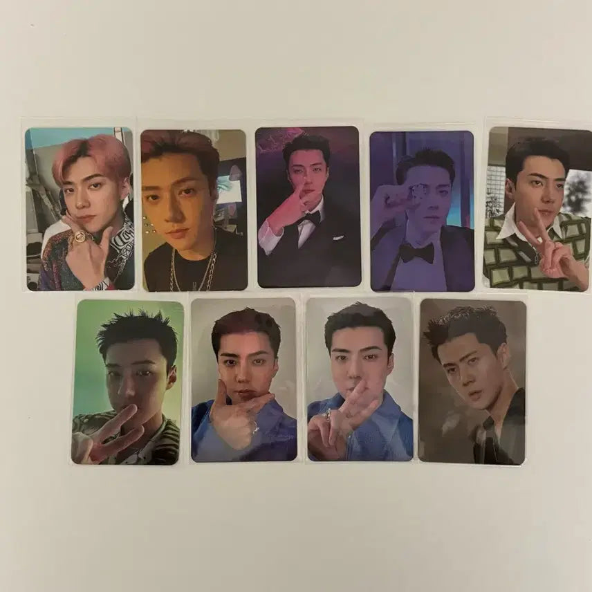 [BUNJANG] EXO Sehun Bundle Set Photocard / 엑소 세훈 포카 9장 일괄 양도