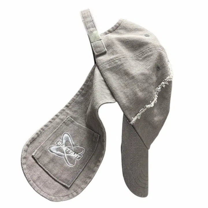 [BUNJANG] Dilettantism Rabbit Ear Cap Gray / 딜레탕티즘 토끼 귀 캡 그레이