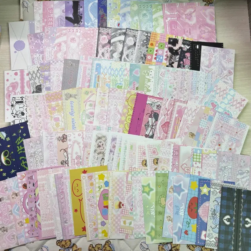 [BUNJANG] Binder Index Card Set / 2+1) 바인더대지 헤더택 인덱스대지 믹스 포장 판매계